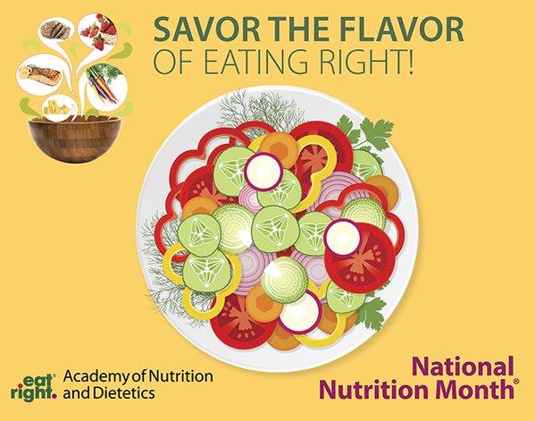 National Nutrition Month 2016 logo