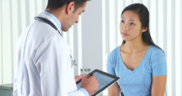 doctor talking to patient questions