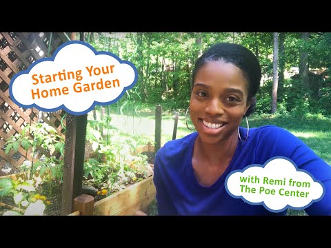 Starting Your Home Garden Mini-Lesson: With Remi from The Poe Center