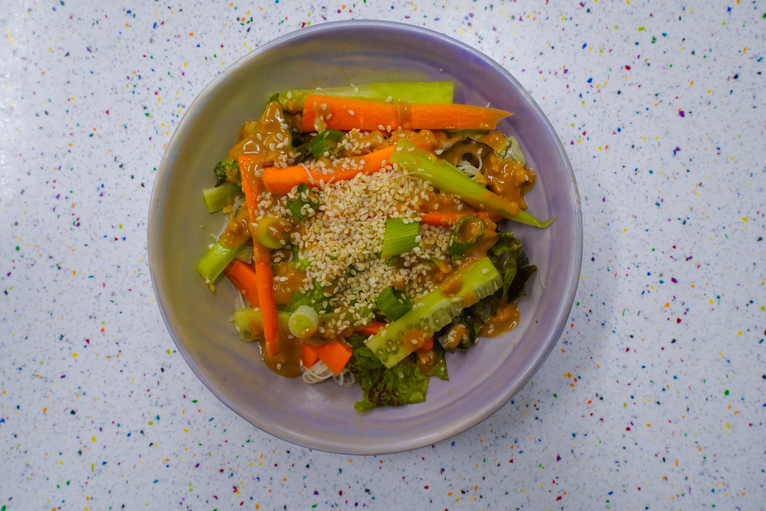 Farmers Market Vermicelli Peanut Noodles.