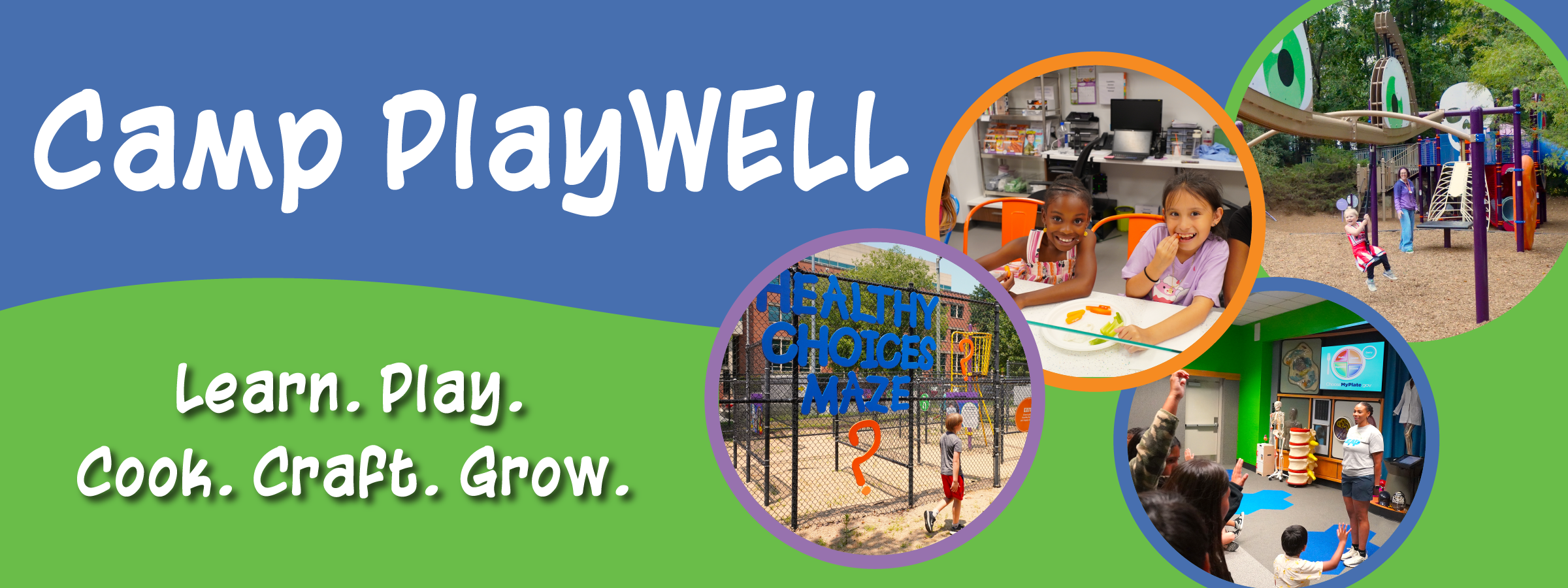 Camp PlayWELL Web banner image