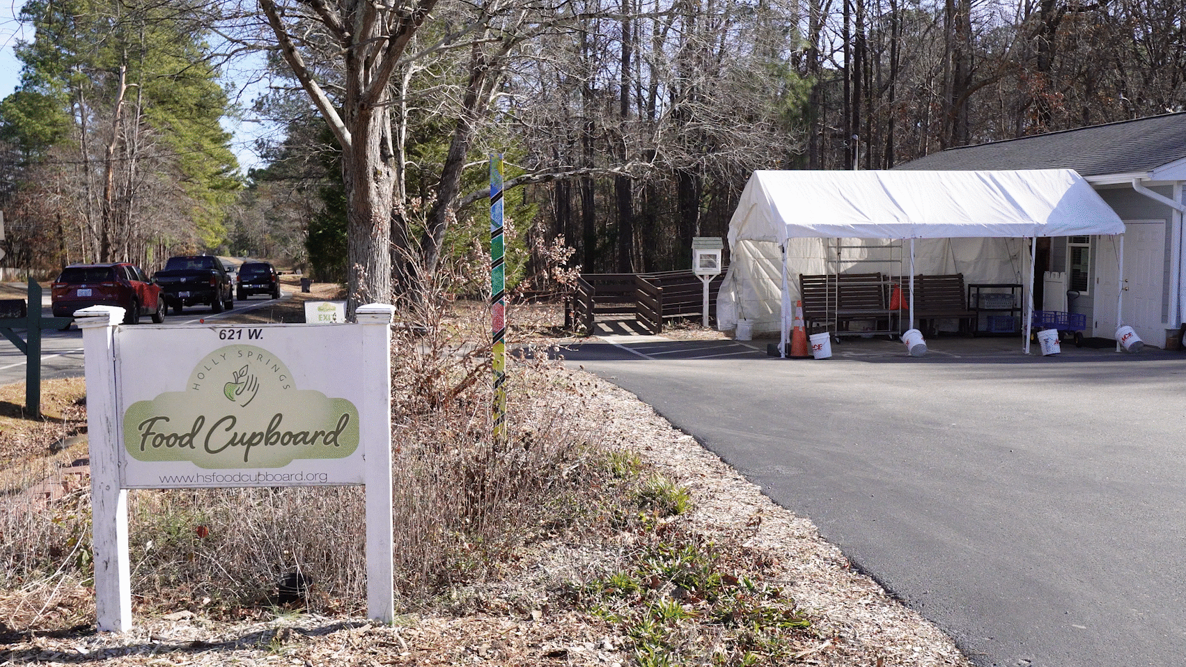 The Holly Springs Food Cupboard.