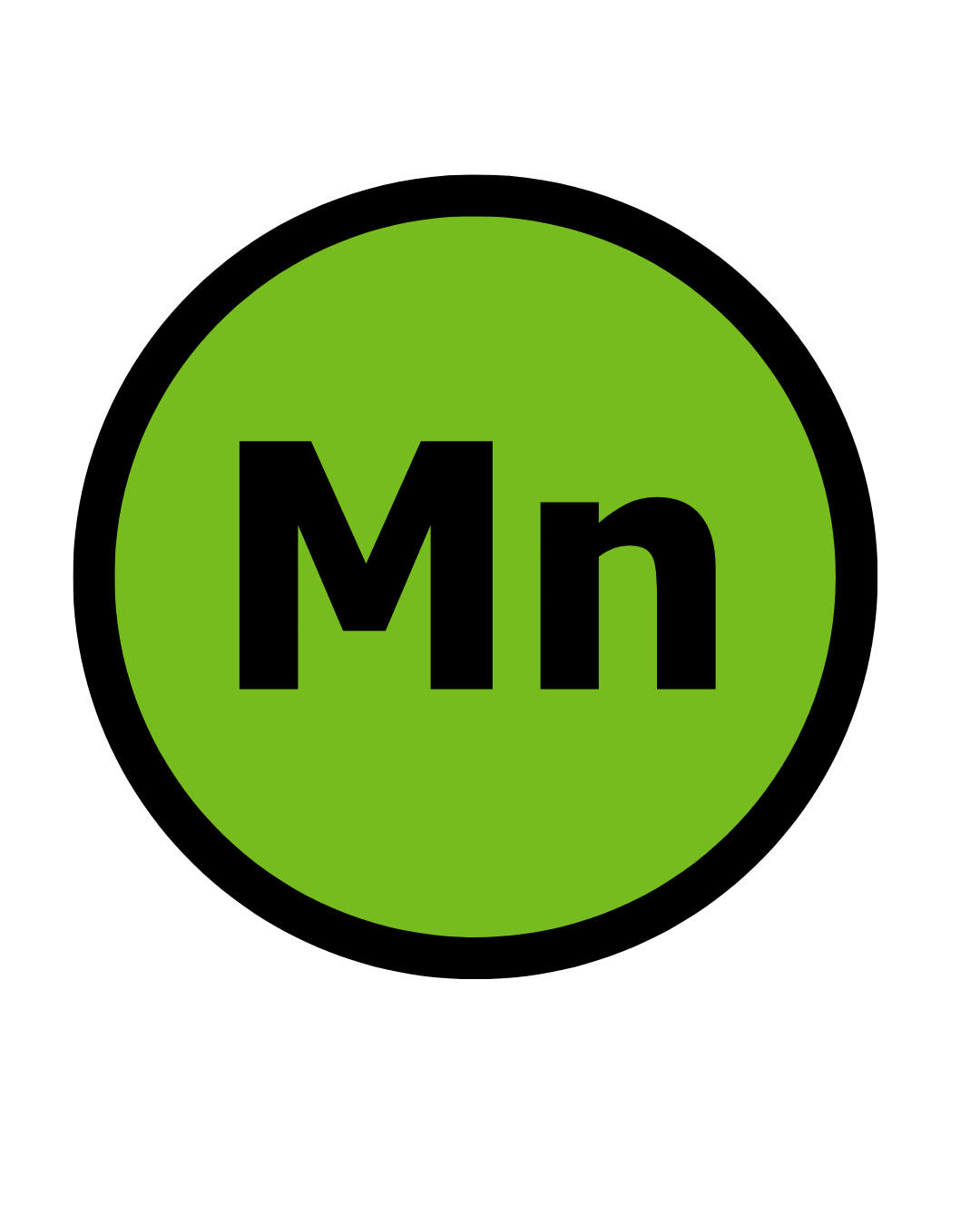 Symbol for Manganese