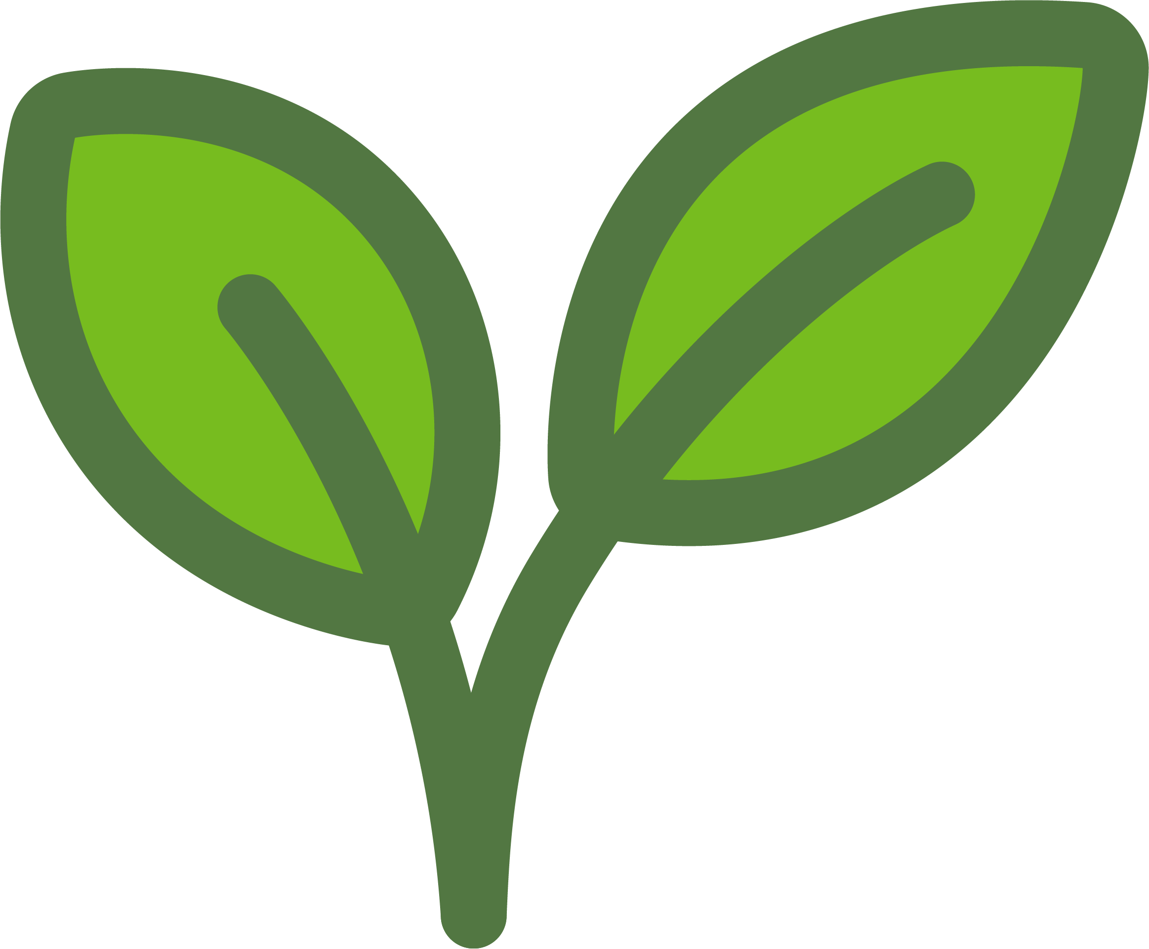 Two leaves.
